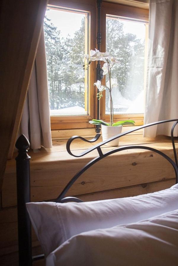 Hebergement "La Maison En Bois Rond" Sainte-Marie Eksteriør billede