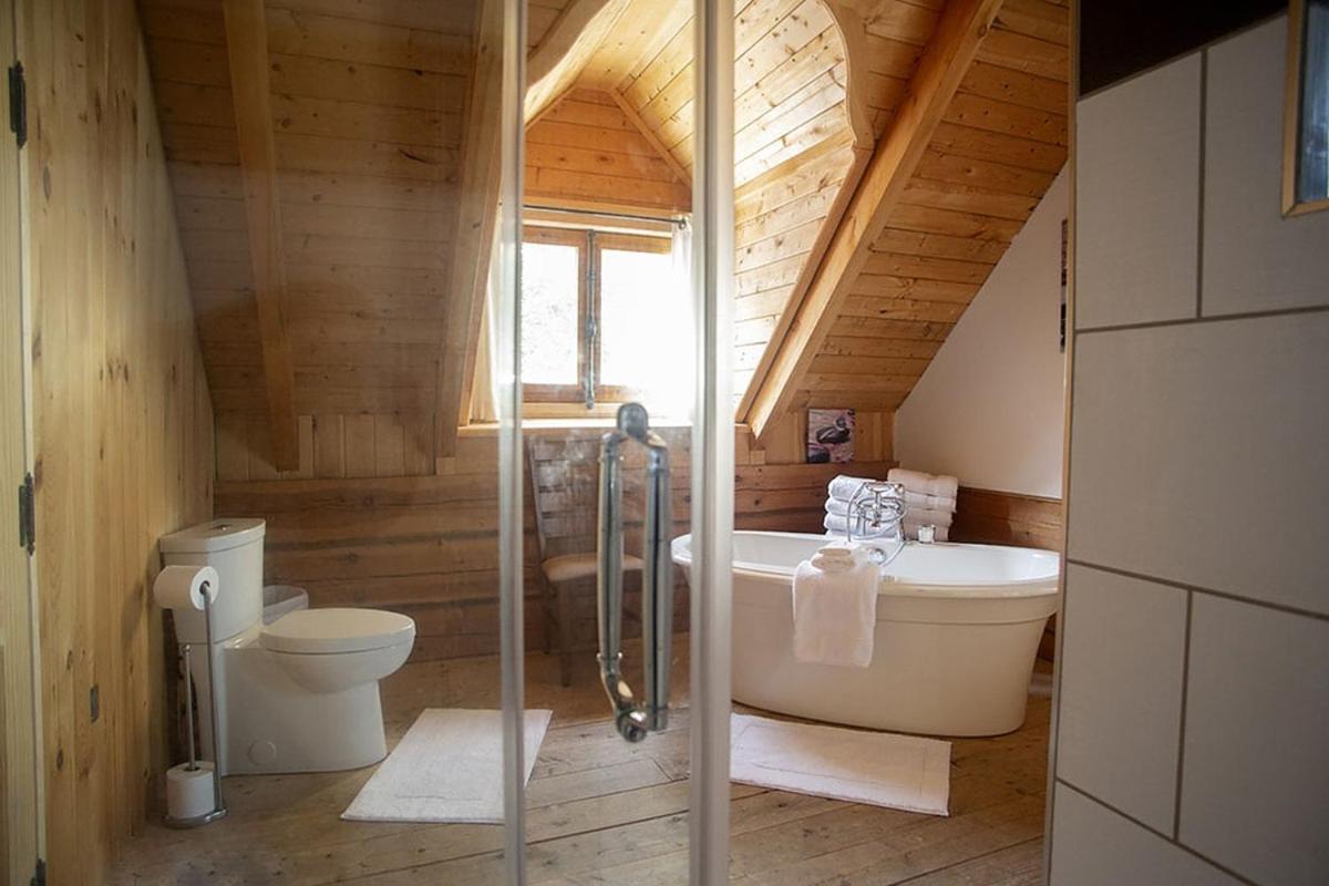 Hebergement "La Maison En Bois Rond" Sainte-Marie Eksteriør billede