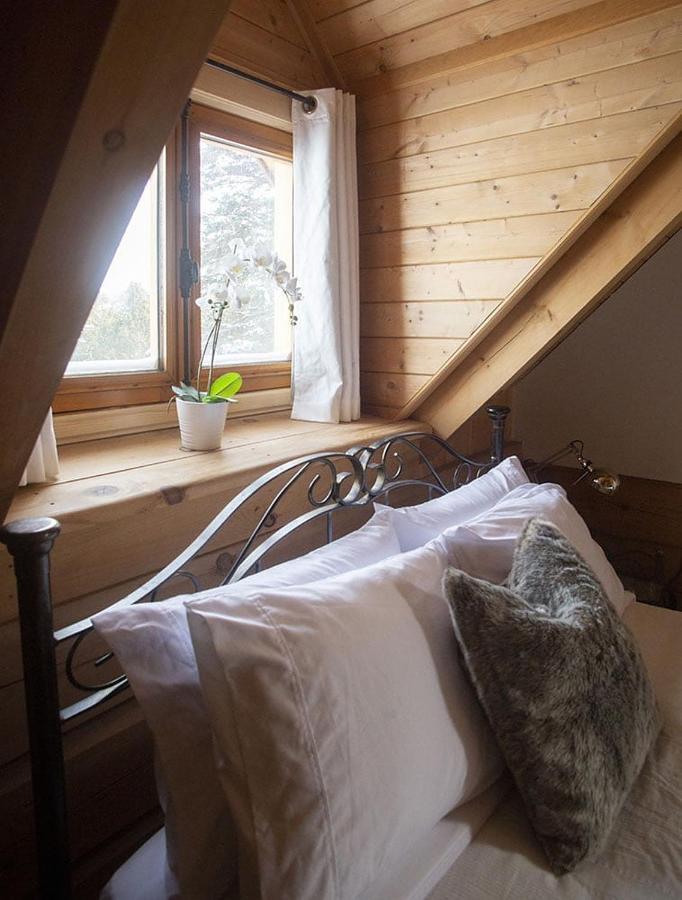 Hebergement "La Maison En Bois Rond" Sainte-Marie Eksteriør billede