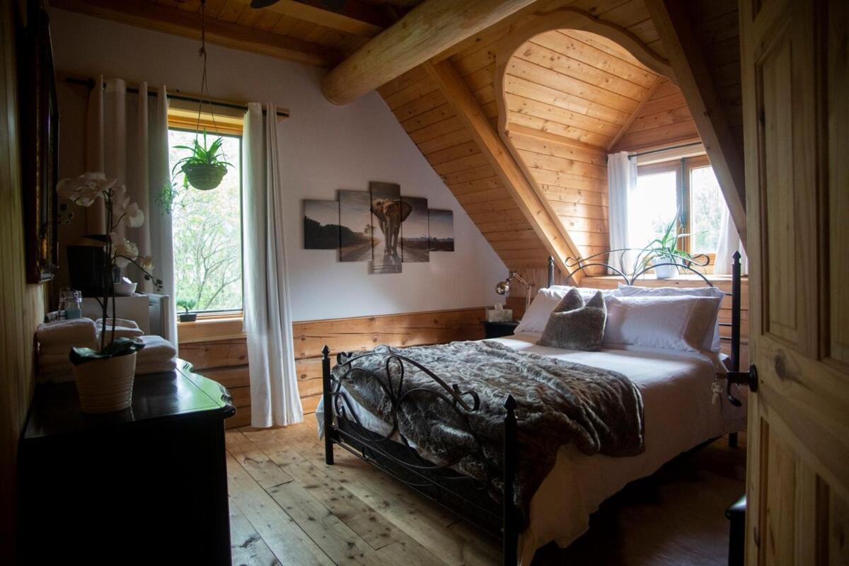Hebergement "La Maison En Bois Rond" Sainte-Marie Værelse billede